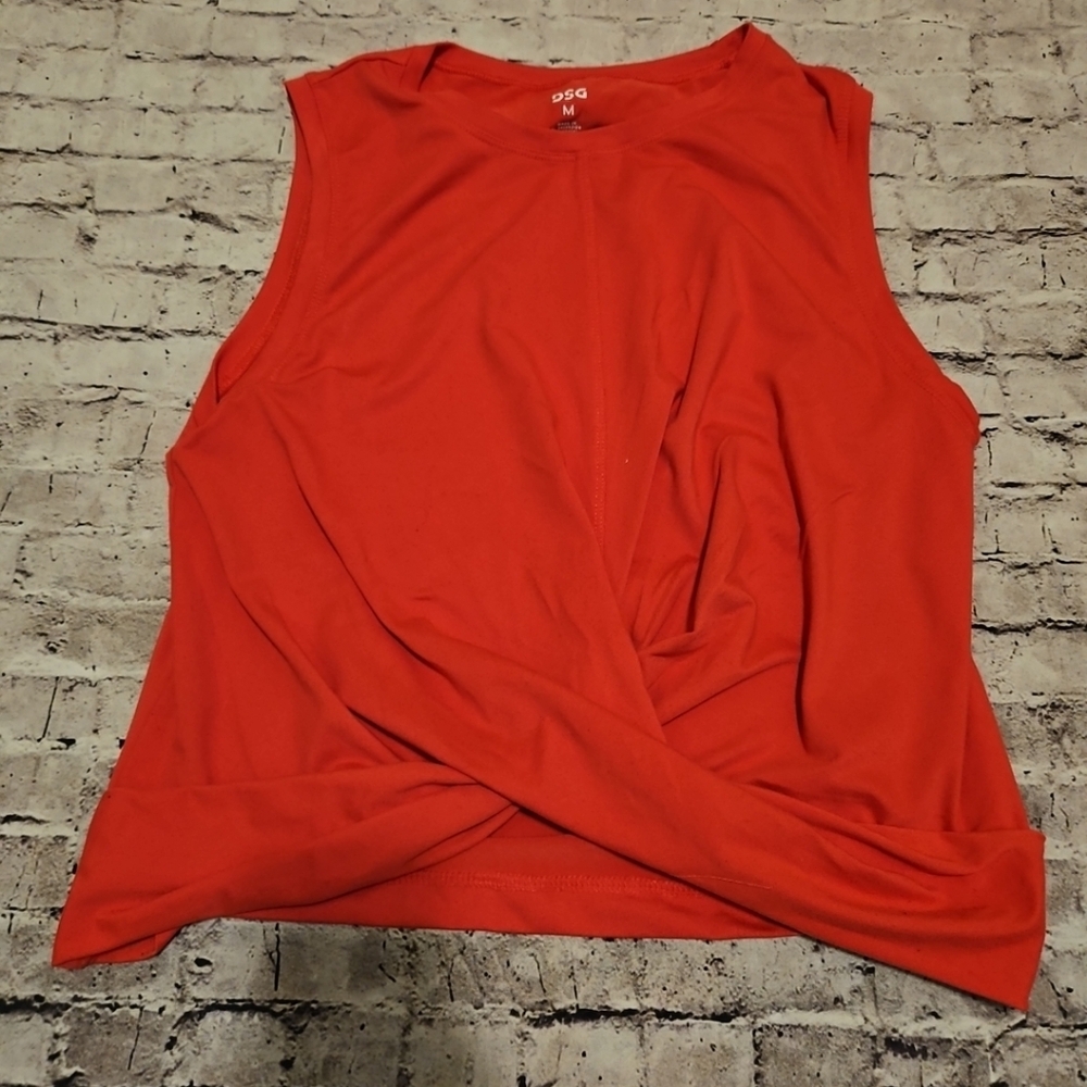 Dsg Pink Blouse Top Sleeveless Size M